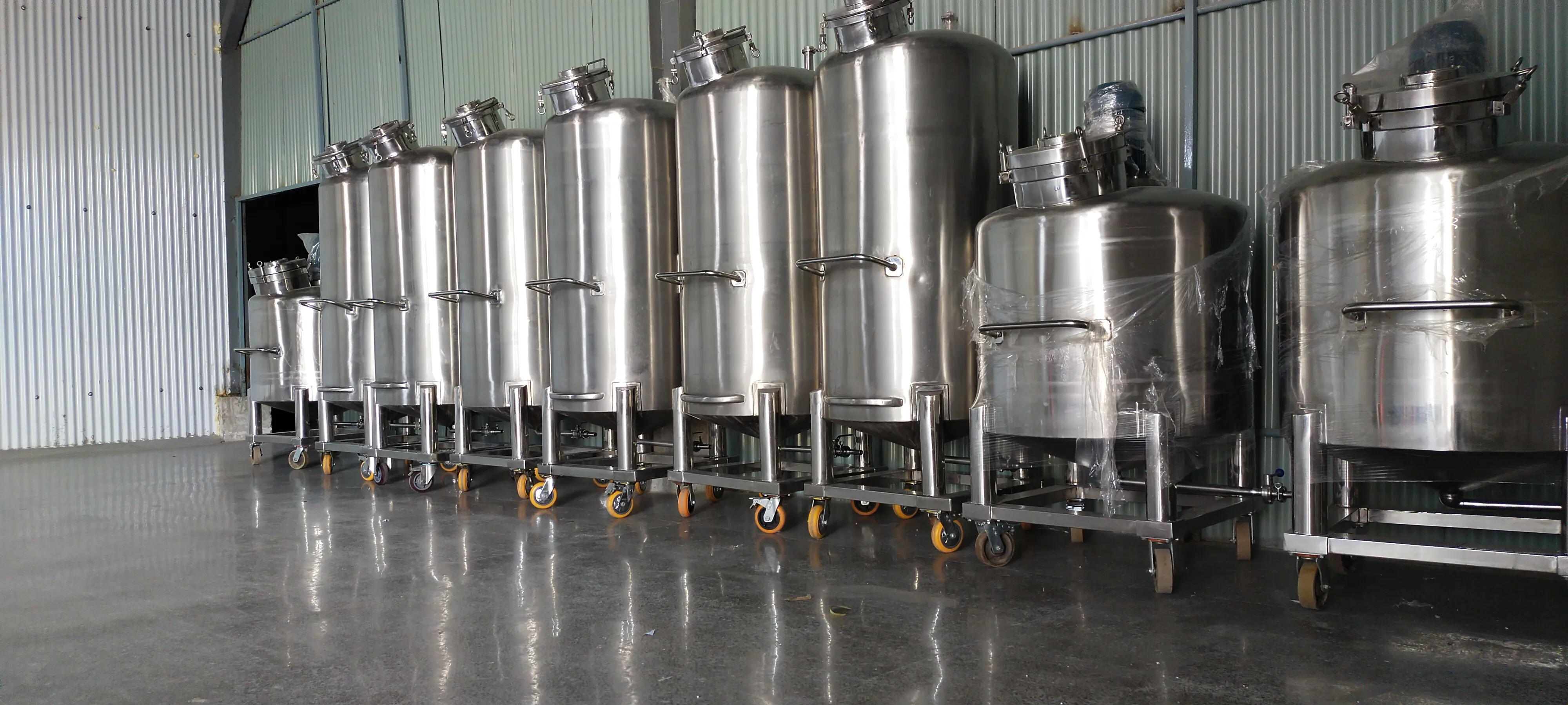 SS mixing tank completion